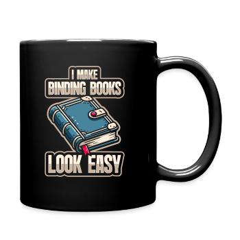Bookbinder - Full Colour Mug - black - Right
