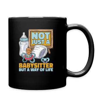 Baby-sitter - Mug uni - noir - Droite