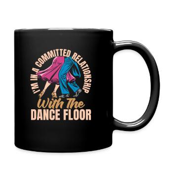 Dancing Dancers - Full Colour Mug - black - Right