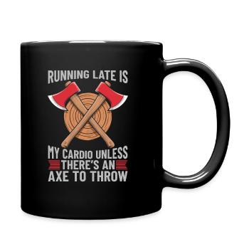 Axe Throwing Axe Thrower - Full Colour Mug - black - Right
