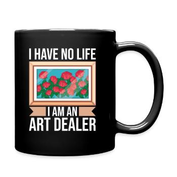 Art dealer - Full Colour Mug - black - Right