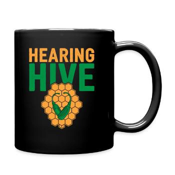 Hearing Aid Specialist Team - Full Colour Mug - black - Right