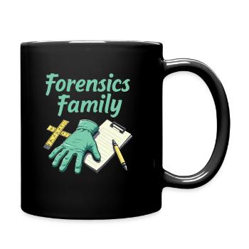 Équipe de techniciens judiciaires - Mug uni - noir - Droite