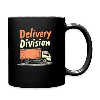 Delivery Driver Team - Full Colour Mug - black - Right