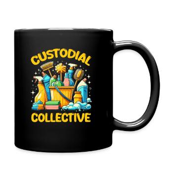L’équipe de la banque dépositaire - Mug uni - noir - Droite