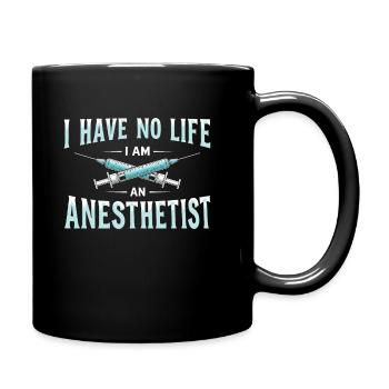 anesthésiste - Mug uni - noir - Droite