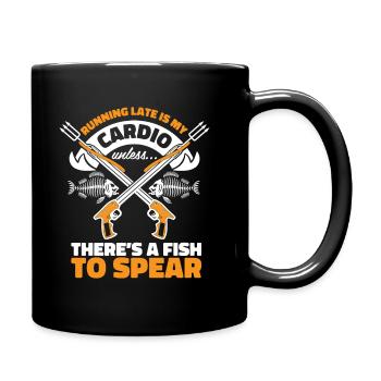 Chasse sous-marine Pêche - Mug uni - noir - Droite