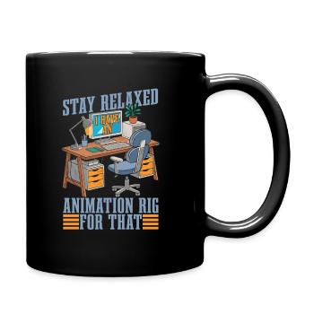 Animateur - Mug uni - noir - Droite