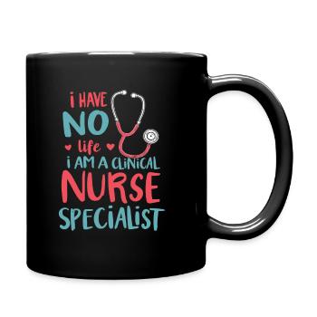 Specialist nurse - Full Colour Mug - black - Right