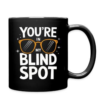 Aveugle Personnes malvoyantes - Mug uni - noir - Droite
