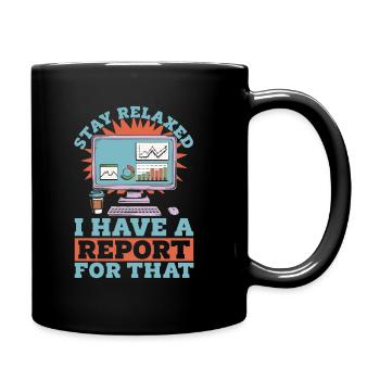 Market Analyst - Full Colour Mug - black - Right