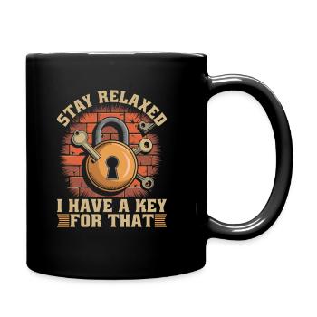 Locksmith - Full Colour Mug - black - Right