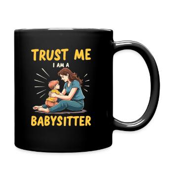 Baby-sitter - Mug uni - noir - Droite