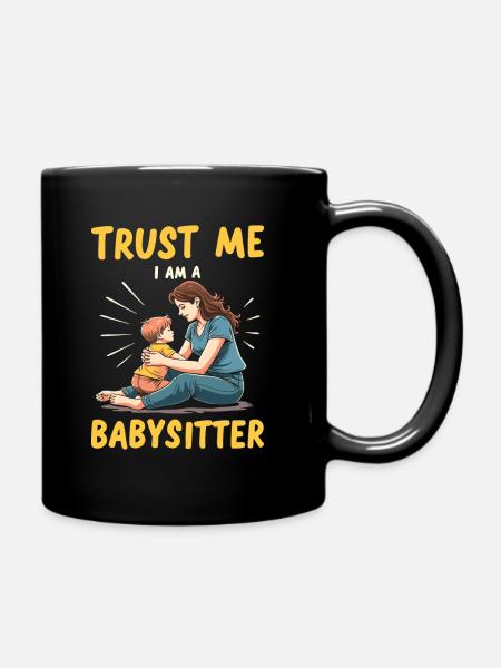 Babysitter - Tasse einfarbig - Schwarz