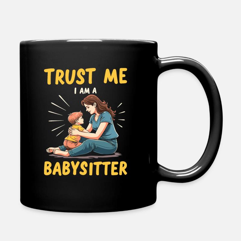 Babysitter - Tasse einfarbig - Schwarz