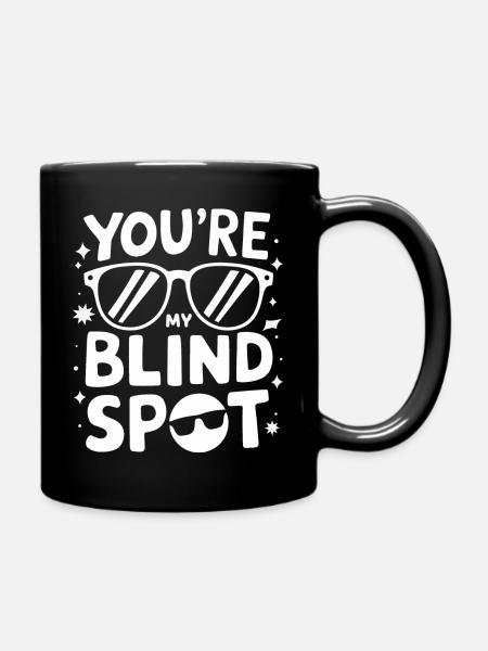 Blinde Blindheit Sehbehinderte Menschen - Tasse einfarbig - Schwarz
