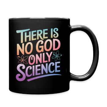 Atheismus Atheist Anti-Religion Agnostiker - Tasse einfarbig - Schwarz - Rechts