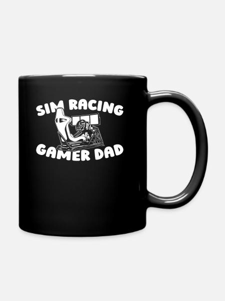 Sim Racing - Tasse einfarbig - Schwarz