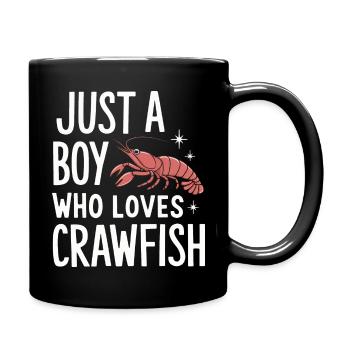 Homards, crabes, crevettes, fruits de mer - Mug uni - noir - Droite