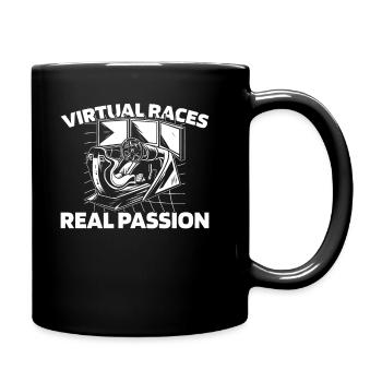 Sim Racing - Full Colour Mug - black - Right