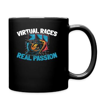 Sim Racing - Tasse einfarbig - Schwarz - Rechts