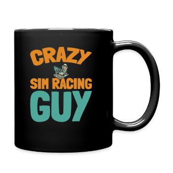 Sim Racing - Full Colour Mug - black - Right