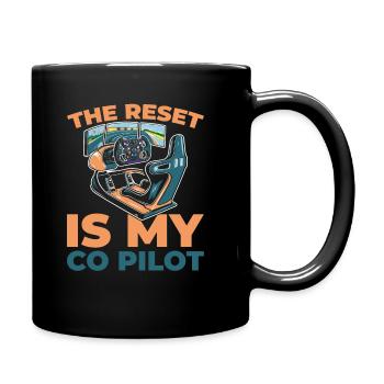 Sim Racing - Full Colour Mug - black - Right