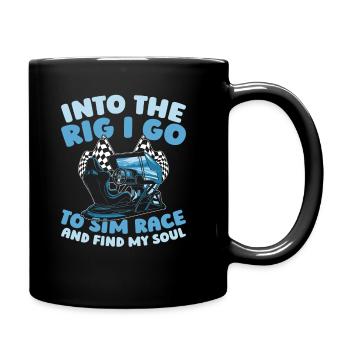 Sim Racing - Full Colour Mug - black - Right
