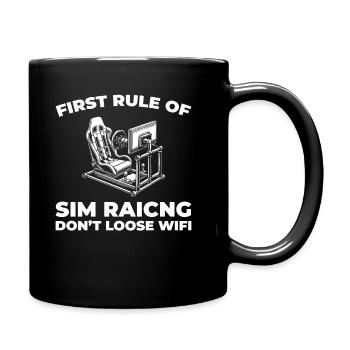 Sim Racing - Full Colour Mug - black - Right