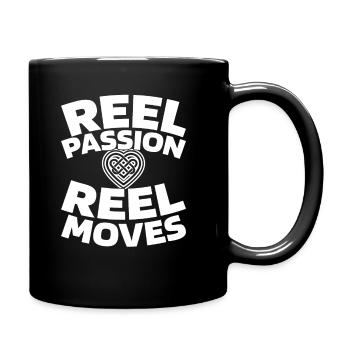Irish Dance Irischer Tanz - Tasse einfarbig - Schwarz - Rechts