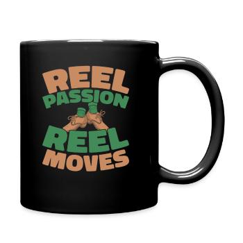 Irish Dance Irischer Tanz - Tasse einfarbig - Schwarz - Rechts