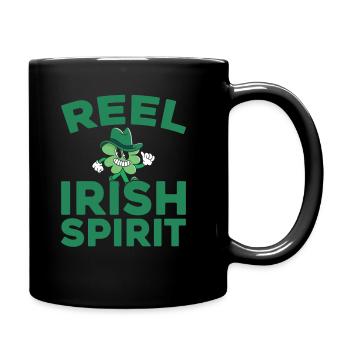 Irish Dance Irischer Tanz - Tasse einfarbig - Schwarz - Rechts