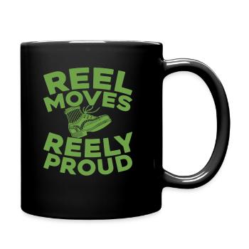 Irish Dance Irischer Tanz - Tasse einfarbig - Schwarz - Rechts
