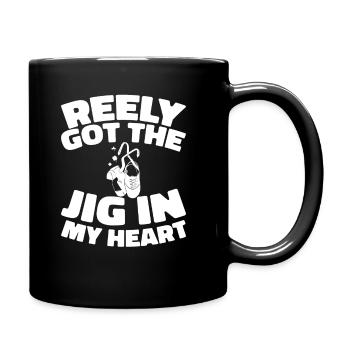 Irish Dance Irischer Tanz - Tasse einfarbig - Schwarz - Rechts