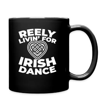 Danse Irlandaise Irischer Tanz - Mug uni - noir - Droite