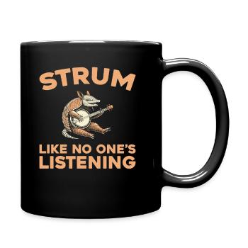 Banjo - Tasse einfarbig - Schwarz - Rechts