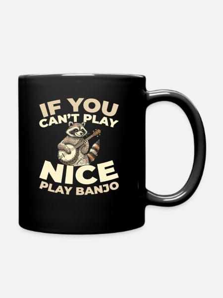 Banjo - Full Colour Mug - black