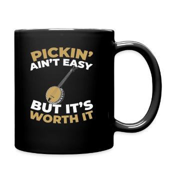 Banjo - Full Colour Mug - black - Right