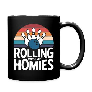 Bowling Bowler Pin Ball Bowling Ball - Mug uni - noir - Droite