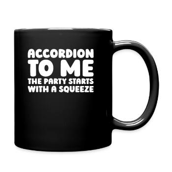 Accordion - Full Colour Mug - black - Right