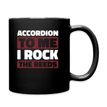 Accordion - Full Colour Mug - black - Right
