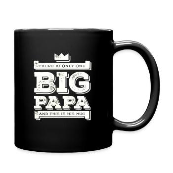 There is only one papa - Full Colour Mug - black - Right