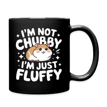Hamster - Tasse einfarbig - Schwarz - Rechts