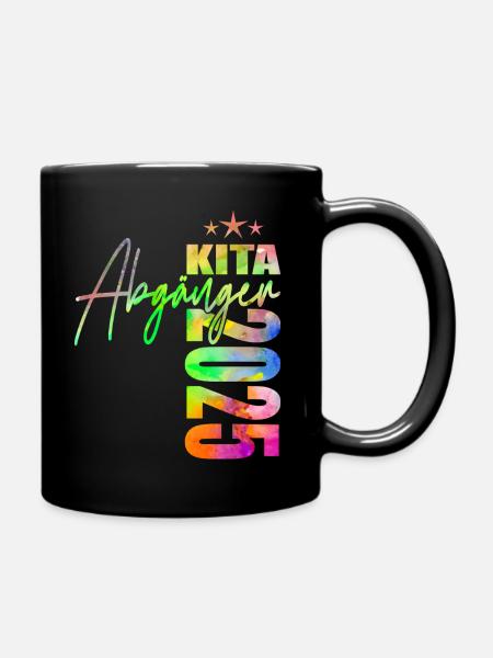 Kita Abgänger 2025 - Tasse einfarbig - Schwarz
