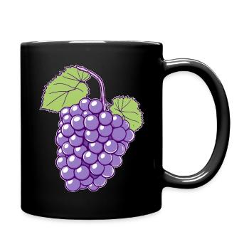 Raisins, Costume, Fruit, Fruit, Vigneron, Carnaval - Mug uni - noir - Droite