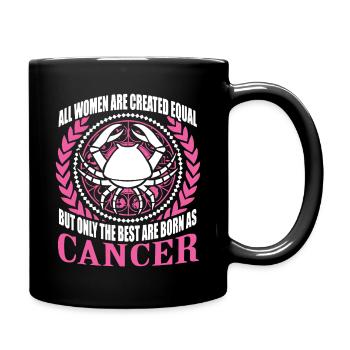 The Best Women Are Born As Cancer - Full Colour Mug - black - Right