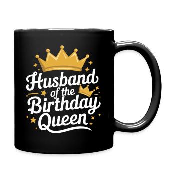Ehemann Ehegatte Familie Hochzeit - Tasse einfarbig - Schwarz - Rechts