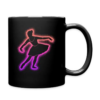Ballet Ballet Danseuse Danse Femmes Ballerine - Mug uni - noir - Droite