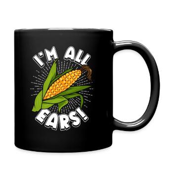 Je suis un amateur de maïs tout épi - Mug uni - noir - Droite