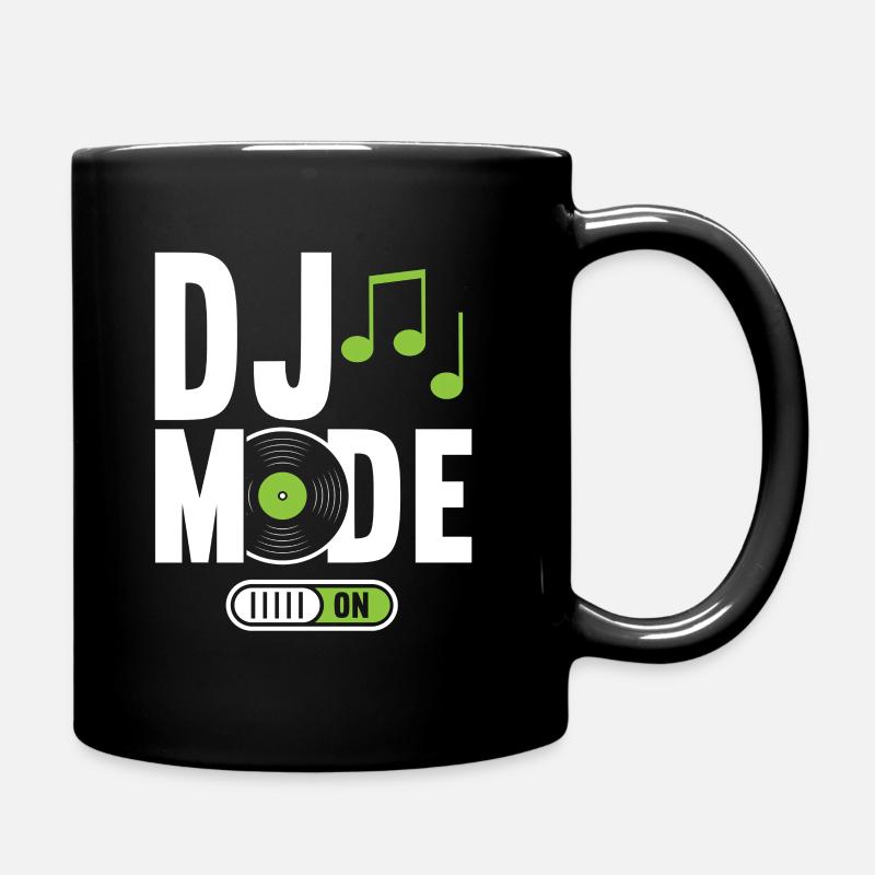 Mode DJ sur l’humour discjockey - Mug uni - noir